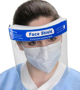 Face Shield Direct Splash Protection Face Cover - 10 Units