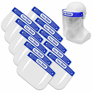 Face Shield Direct Splash Protection Face Cover - 10 Units